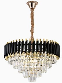 Luxury Pendant Light Gold Ceiling Light for Living Room Modern Crystal Chandelier