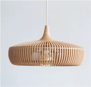 Modern Pendant Lamp Light Wooden Handmade Wood Factory Direct Restaurant 60 90 Nordic Lights Dining Incandescent Bulbs Farmhouse