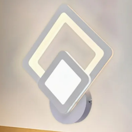 Modern Hotel Simple LED Wall Lamp Acrylic Bedroom Sconce Living Room Bedside Stair Home Decor Indoor Wall Light Fixtures